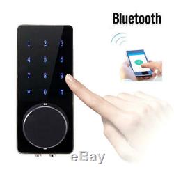 Bluetooth Numérique Intelligent De Verrouillage De Porte Sécurité À La Maison Sans Clé Tactile Passe À Pêne Dormant