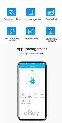 Bluetooth Smart Door Key Lock Password App Unlock Pêne Dormant Clavier Sans Clé