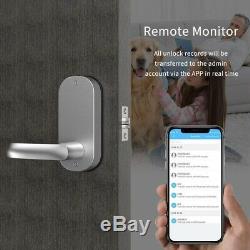 Bluetooth Smart Verrouillage De Porte Serrure À Pêne Dormant Écran Tactile Sans Clé Pour Appartement