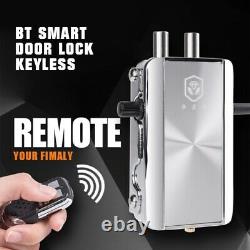 Bt Smart Door Lock Keyless App Bluetooth Remote Control Home Apartment Security