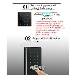 Clavier Électronique Sans Clé Us De Mot De Passe De Contact D'empreinte Digitale De Serrure Électronique Intelligente De Digitals Us