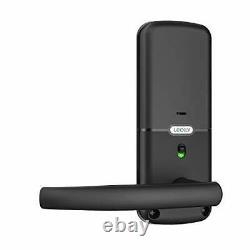 Clé Bluetooth Fingerprint Bluetooth Keyless Entry Door Smart Lock Matte Black