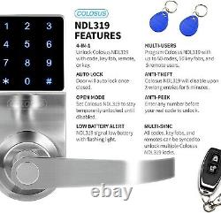 Colosse Ndl319 Keyless Electronic Trusted Digital Smart Door Lock, Clavier