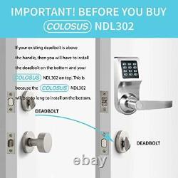 Colosus 302 Smart Door Lock Mot De Passe Clavier Distant Maison Et Bureau (argent)