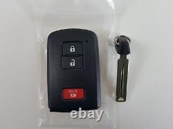 D'origine Toyota 12-21 Oem Smart Key Moins D'entrée À Distance Fob Suv Blank Uncut Insert