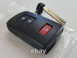 D'origine Toyota 12-21 Oem Smart Key Moins D'entrée À Distance Fob Suv Blank Uncut Insert