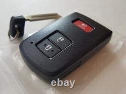 D'origine Toyota 12-21 Oem Smart Key Moins D'entrée À Distance Fob Suv Blank Uncut Insert