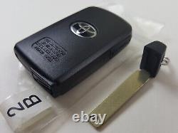 D'origine Toyota 12-21 Oem Smart Key Moins D'entrée À Distance Fob Suv Blank Uncut Insert