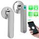 Electronic Smart Door Lock Handle Fingerprint Bluetooth Mot De Passe App Keyless Ss