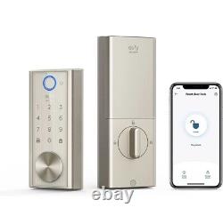 Eufy Security S230 Smart Lock Touch & Wi-Fi, Verrouillage de porte sans clé à empreinte digitale