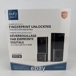 Eufy Security Serrure Intelligente C220 avec Empreinte Digitale Serrure de Porte sans Clé Verrou Wi-Fi