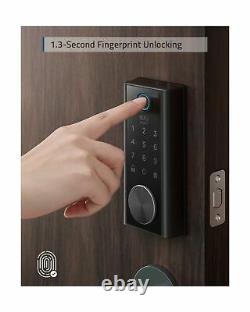 Eufy Security Smart Lock Touch, Scanner D’empreintes Digitales, Serrure De Porte D’entrée Sans Clé