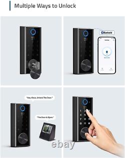 Eufy Security Smart Lock Touch Wi-fi, Scanner D’empreintes Digitales, Porte D’entrée Sans Clé