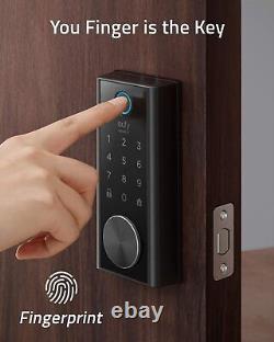 Eufy Security Smart Wi-Fi Lock Touch Fingerprint Keyless Entry Door Lock - Remis à neuf