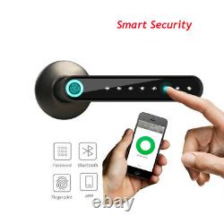 Fingerprint Door Lock Smart Bluetooth Keyless App Unlock Fonctionne Avec Ios/android