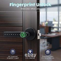 Fingerprint Ironzon Smart Porte Verrou Porte Avec Clavier Porte D'entrée Sans Clé