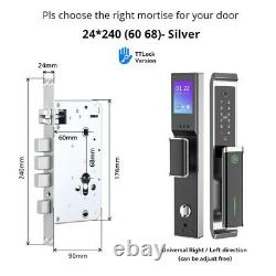 Fingerprint Security Smart Door Lock 3dcamera Mot De Passe Electronique Doorbell Entrée
