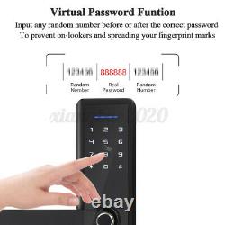 Fingerprint Smart Wifi Bluetooth Door Lock Keyless Security Waterproof Keypad Fr