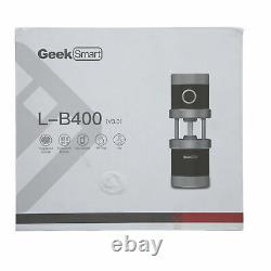 Geek Smart Door Lock Empreinte Sans Clé Et Écran Tactile V3 Argent Boîte Ouverte