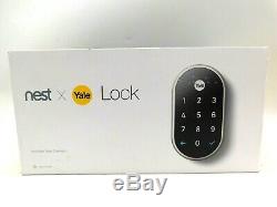 Google Nest X Yale Verrouillage Infalsifiable Smart Lock Pour Entrée Sans Clé Clavier