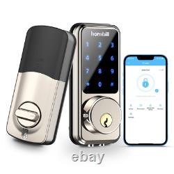 Hornbill Smart Door Lock, Krapill Smart Deadbolt Keyless Entrée À Domicile Contrôle De L'app