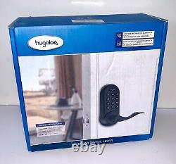 Hugolog Smart Electronic Lever Door Lock Keyless Entry Keypad Or Key Black