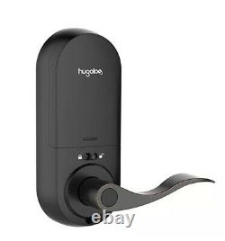 Hugolog Smart Electronic Lever Door Lock Keyless Entry Keypad Or Key Black