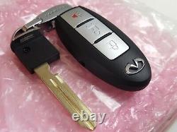 Infiniti Ex D'origine Qx Fx 08-17 Smart Key Moins Entrée Remote Uncut Insert Blank