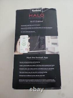KWIKSET Halo Touche Wi-Fi activé Serrure intelligente sans clé avec écran tactile en bronze vénitien et application