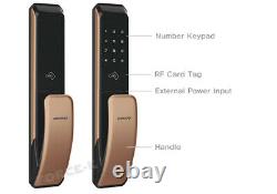 Keyless Lock Commax Push-pull Cdl-203p Smart Digital Doorlock Mot De Passe+rfid Gold