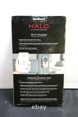 Kwikset 99380-001 Halo Wi-fi Smart Lock Entrée Sans Clé Clavier Électronique Deadbolt