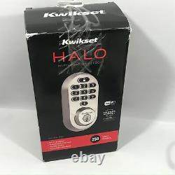 Kwikset 99380-001 Halo Wi-fi Verrouillage Sans Clé À Puce Électronique Entrée Du Clavier À Pêne Dormant