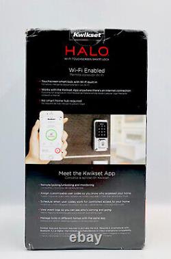 Kwikset Halo Wi-fi Écran Tactile Smart Lock Entrée Sans Clé Poli Chrome Finition