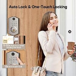 La serrure de porte à empreinte digitale ELAMOR, serrure de porte sans clé, serrures intelligentes pour l'entrée principale.