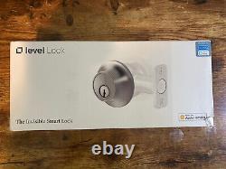 Level Lock Smart Lock Entrée Sans Clé Smartphone Access Bluetooth Activated Works