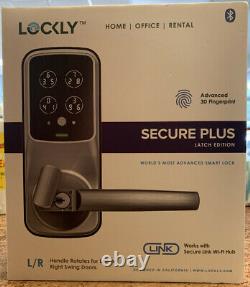 Lockly 3d D'empreintes Digitales Bluetooth Sans Clé Porte Pgd628fsn Smart Lock Satin Nicke