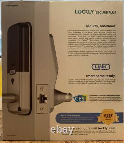 Lockly 3d D'empreintes Digitales Bluetooth Sans Clé Porte Pgd628fsn Smart Lock Satin Nicke