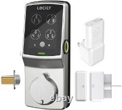 Lockly Fireated Secure Pro, Wi-fi Activé, Serrure De Porte D'entrée Sans Clé, Pin Genie