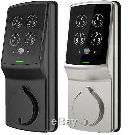 Lockly Sans Clé Smart Entry Verrouillage À Pêne Dormant Avec Écran Tactile Clavier Et Bluetooth