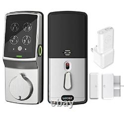 Lockly Secure Pro, Serrure Connectée Wi-Fi, Serrure de Porte à Entrée Sans Clé, PIN Genie Ke