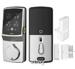 Lockly Secure Pro, Serrure Connectée Wi-Fi, Serrure de Porte à Entrée Sans Clé, PIN Genie Ke