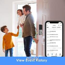 Lockly Secure Pro, Serrure Connectée Wi-Fi, Serrure de Porte à Entrée Sans Clé, PIN Genie Ke