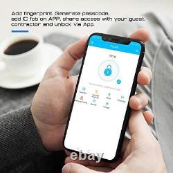 Loqron Smart Door Knob Keyless Doigtprint Door Knob Avec Clavier Code Lock Do