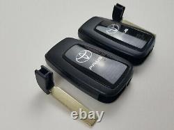 Lot De 2 D'origine Toyota Prius 16-20 Oem Smart Key Moins Entrée À Distance Découpée