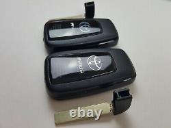 Lot De 2 D'origine Toyota Prius 16-20 Oem Smart Key Moins Entrée À Distance Découpée