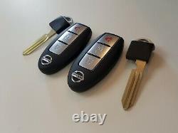 Lot De 2 Nissan Versa 07-13 Rogue Pathfinder Oem Smart Key Moins Entrée Fob À Distance