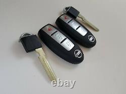 Lot De 2 Nissan Versa 07-13 Rogue Pathfinder Oem Smart Key Moins Entrée Fob À Distance