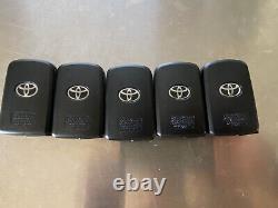 Lot De 5 2020 2021 2022 Toyota Tacoma Tundra Smart Keyless Remotes Hyq14fbb Oem