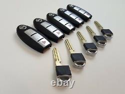 Lot De 5 Nissan Versa Rogue Pathfinder 07-13 Smart Key Moins À Distance Avec Nous Découper