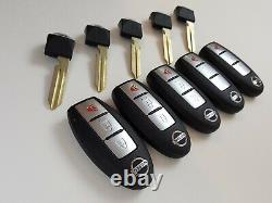 Lot De 5 Nissan Versa Rogue Pathfinder 07-13 Smart Key Moins À Distance Avec Nous Découper